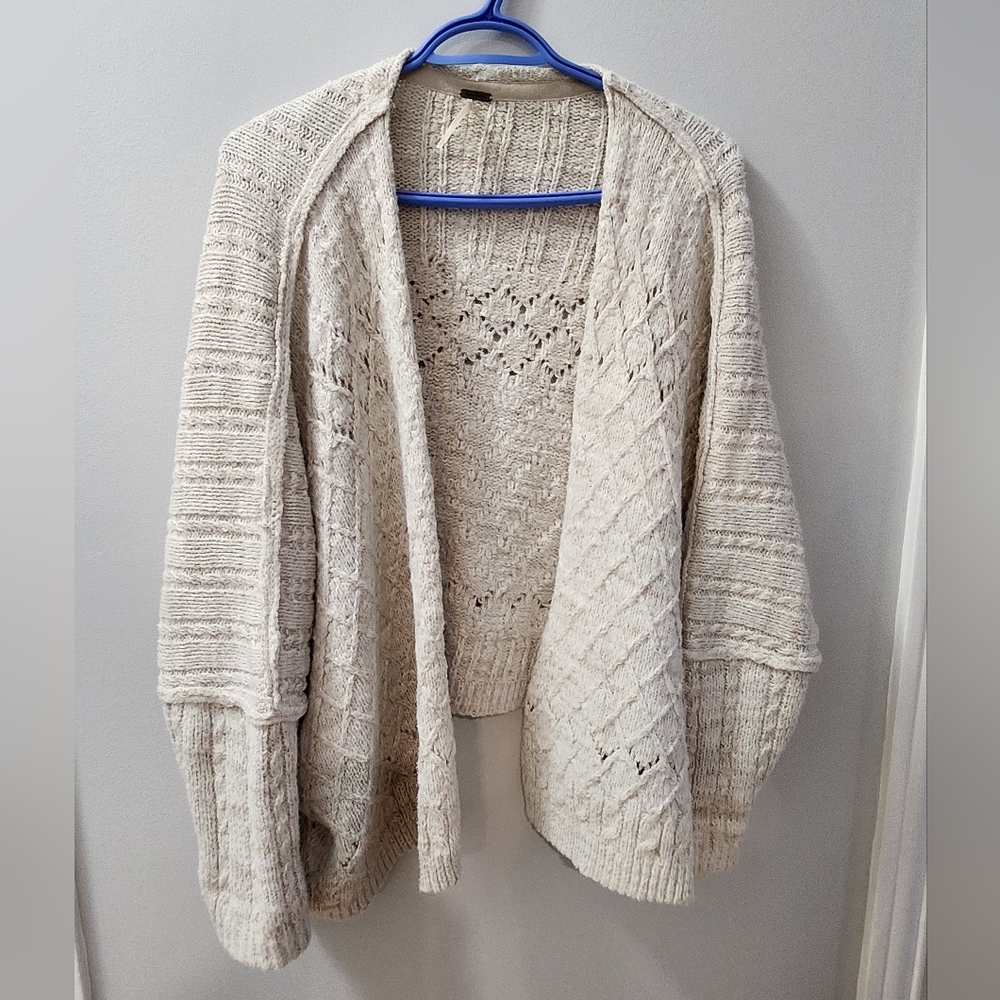 Free People open front knit cardigan, M